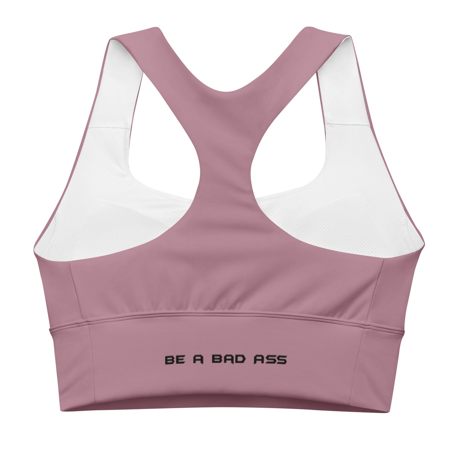 recycled longline sports bra tapestry back - basquaredfitness