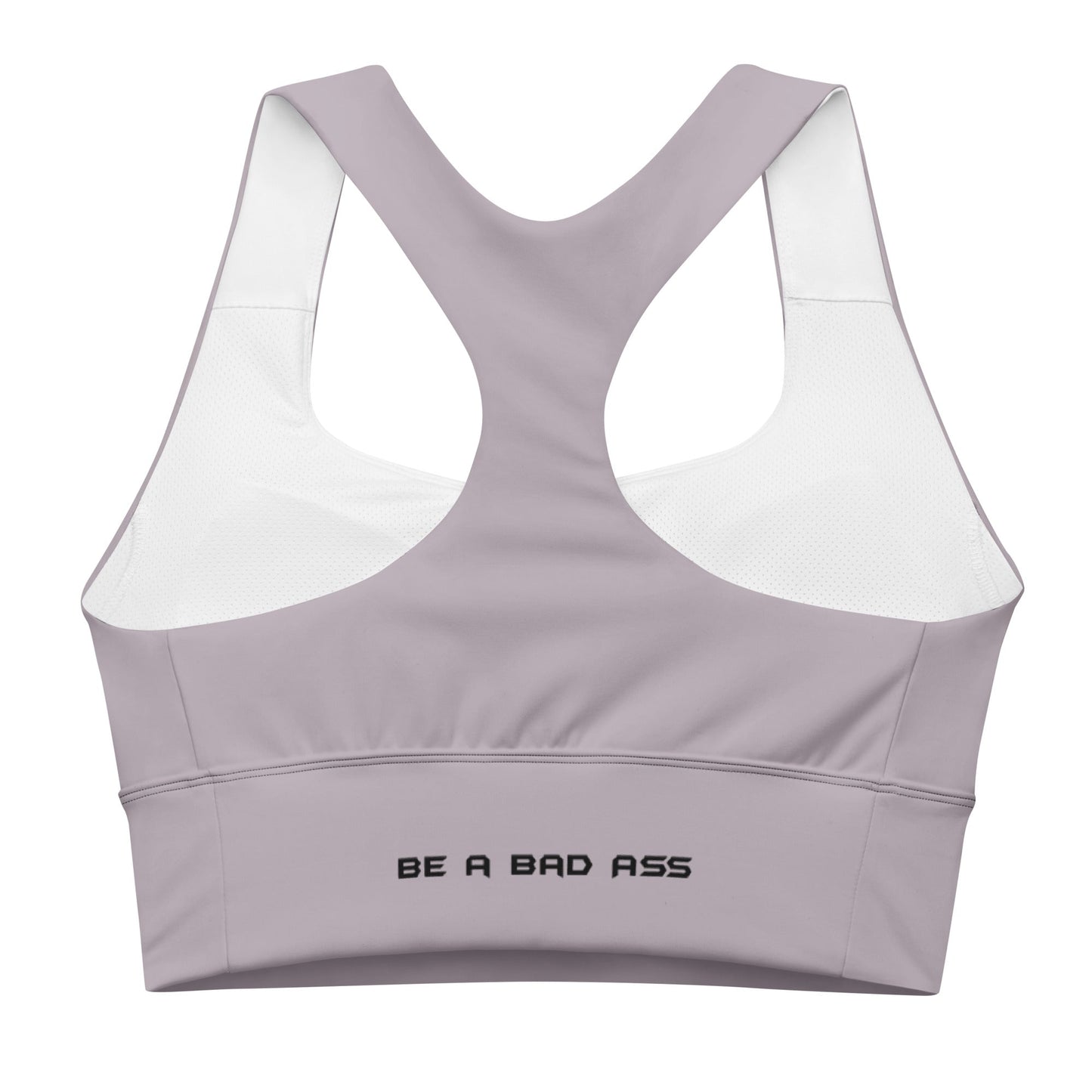 recycled longline sports bra lily back - basquaredfitness