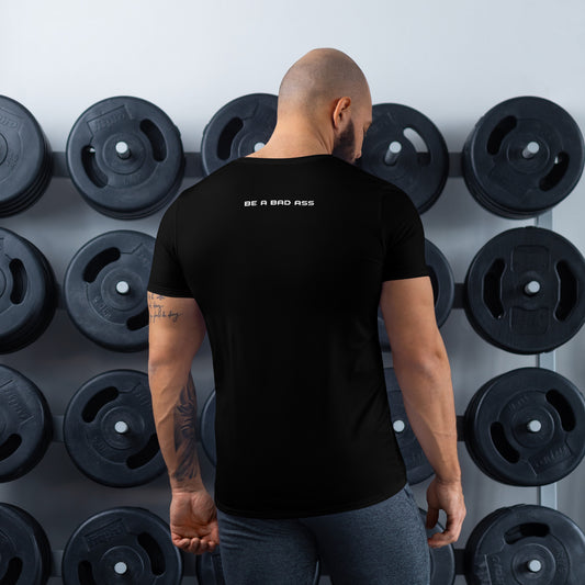 athletic t-shirt black back - basquaredfitness