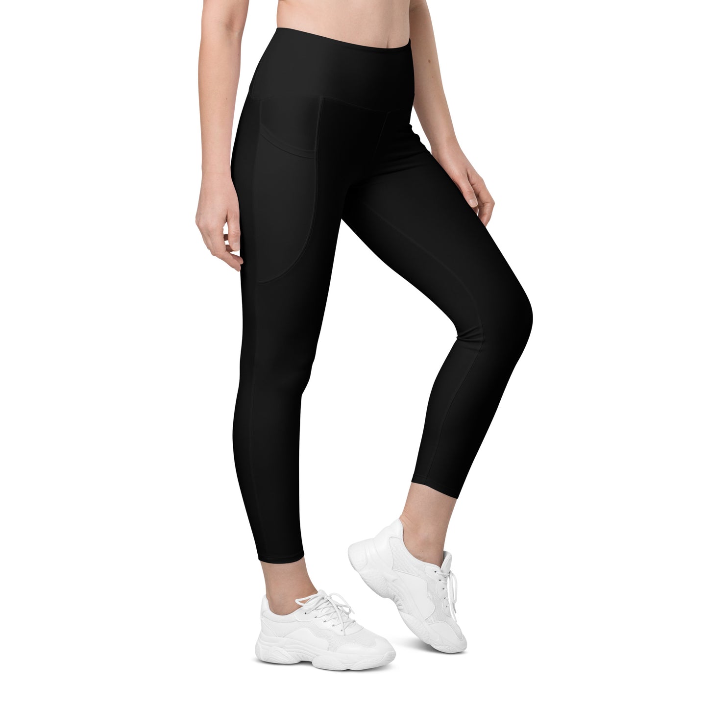 recycled leggings with pockets black right - basquaredfitness