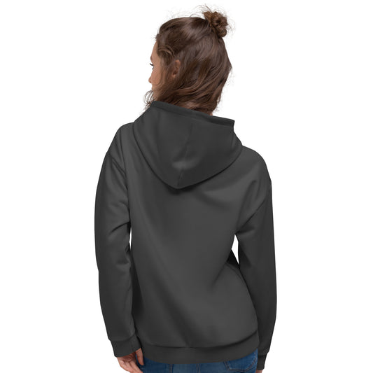recycled unisex hoodie eclipse back - basquaredfitness