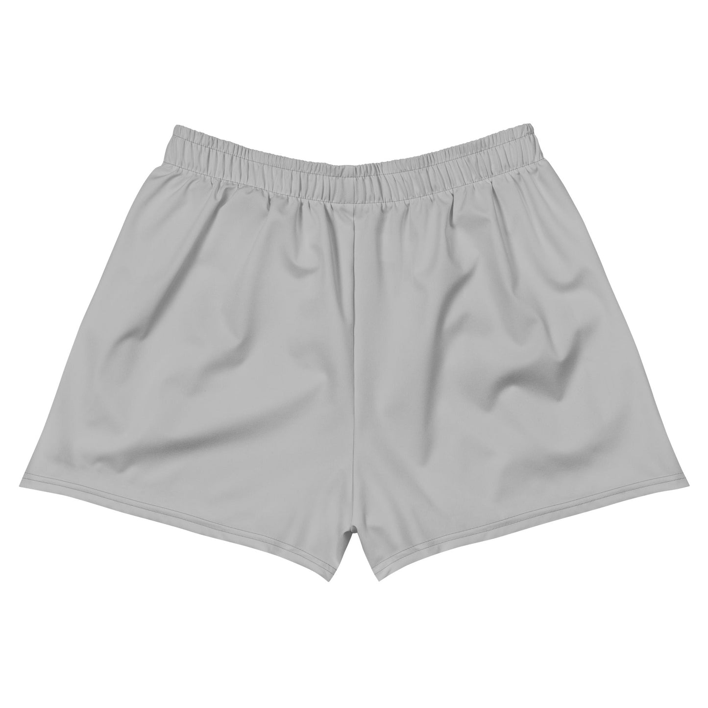 unisex athletic shorts grey back - basquaredfitness