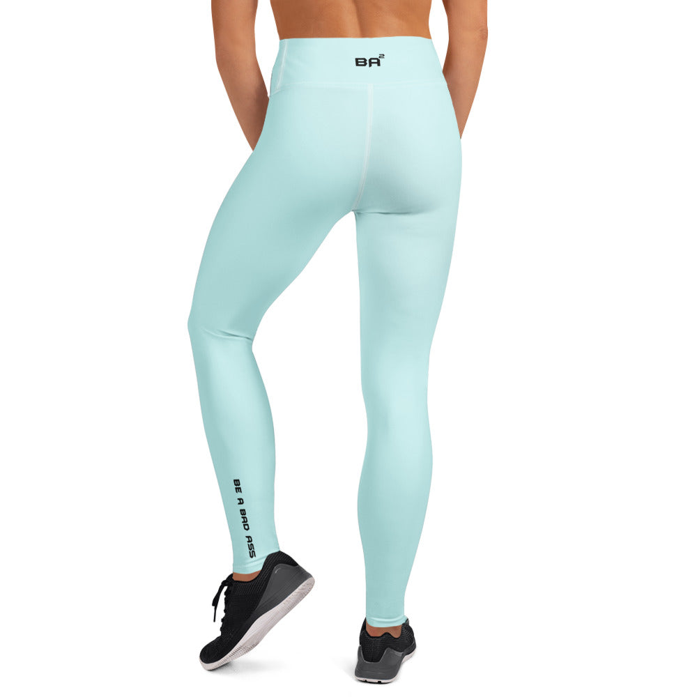 yoga leggings light cyan back - basquaredfitness