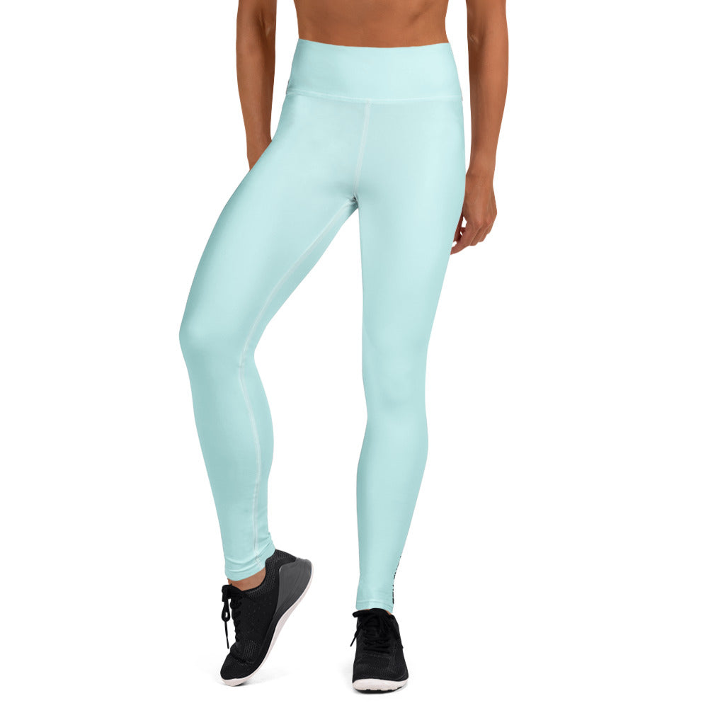 yoga leggings light cyan front - basquaredfitness