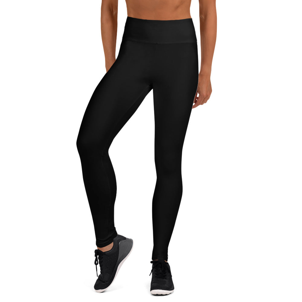 yoga leggings black front - basquaredfitness