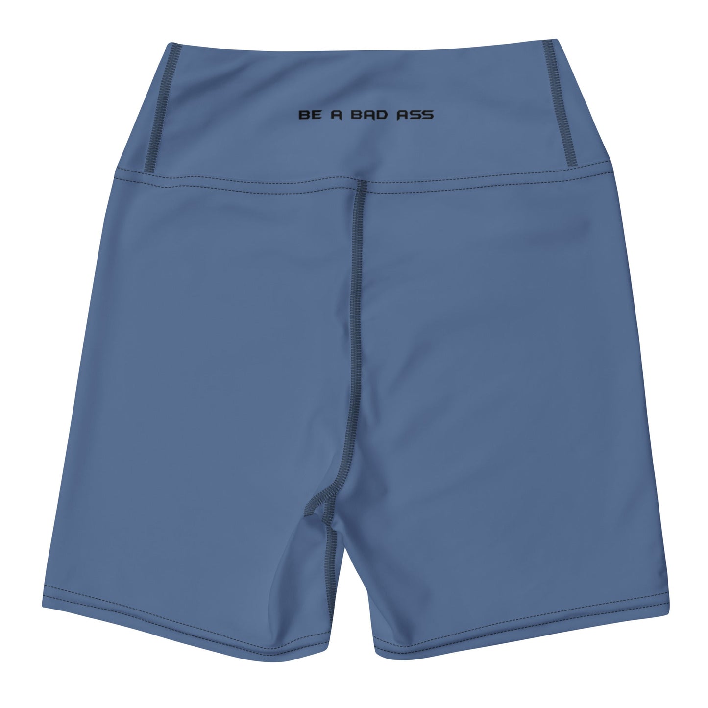 yoga shorts kashmir blue back - basquaredfitness