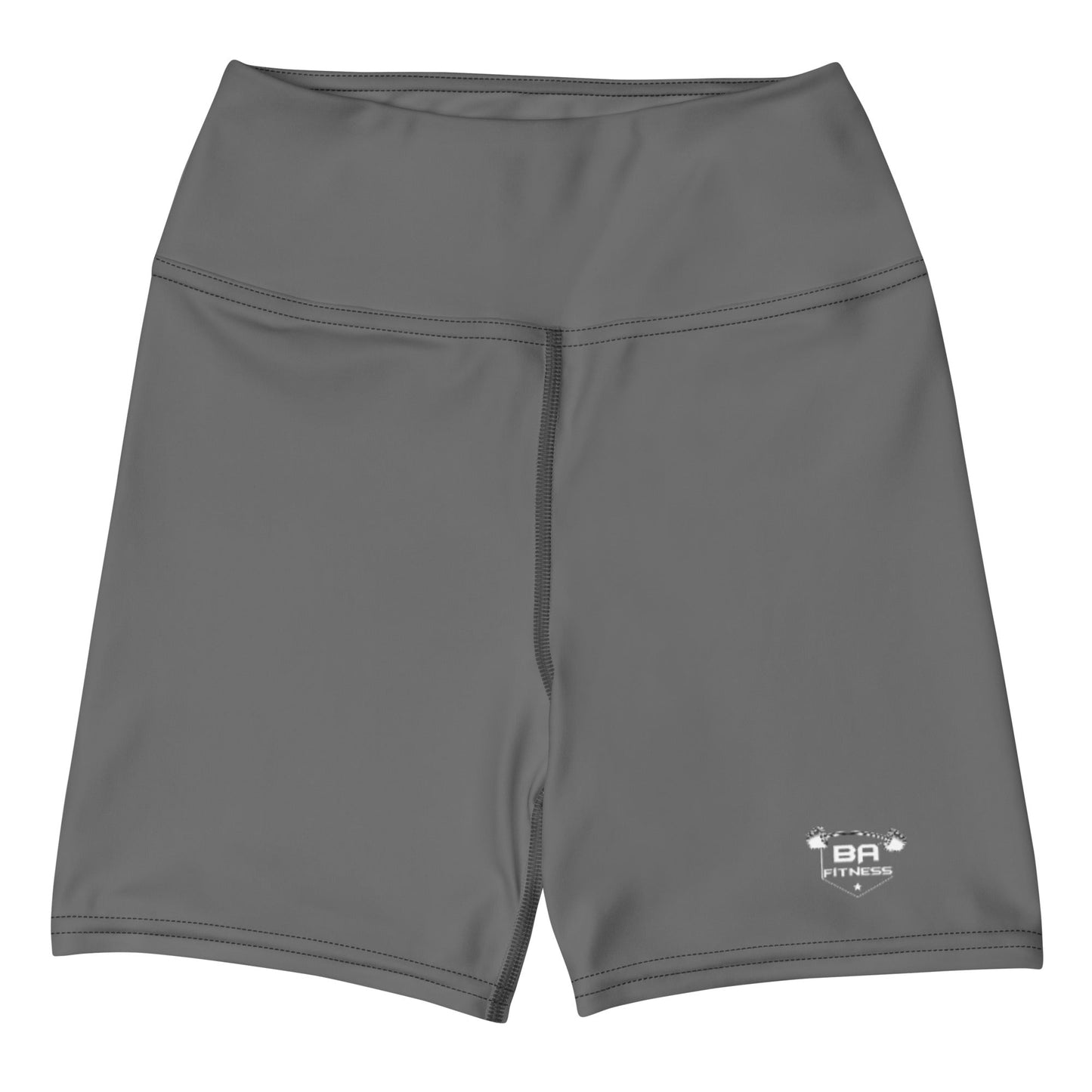 yoga shorts grey front - basquaredfitness