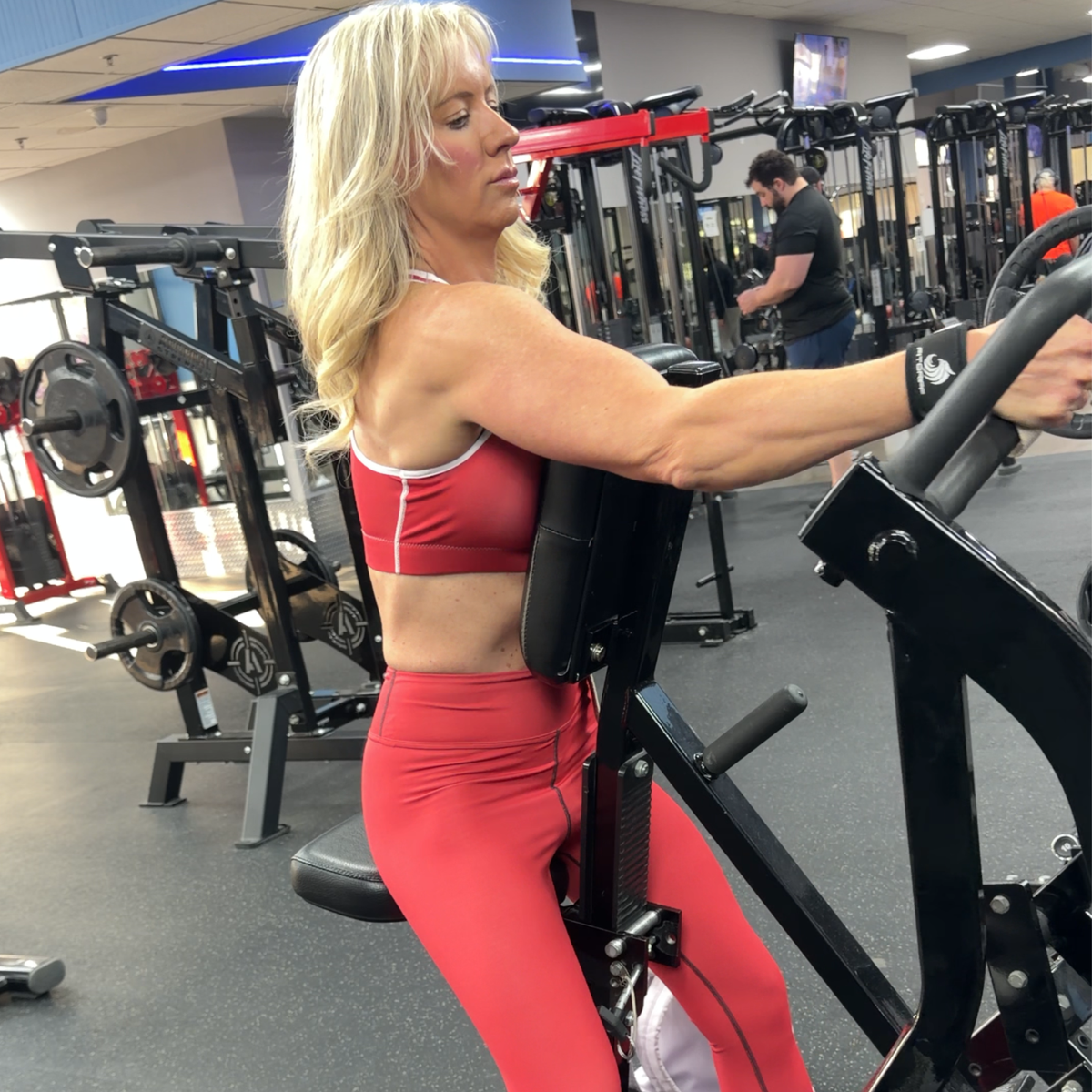 Power Squared - Core Legging Carmine Red Right