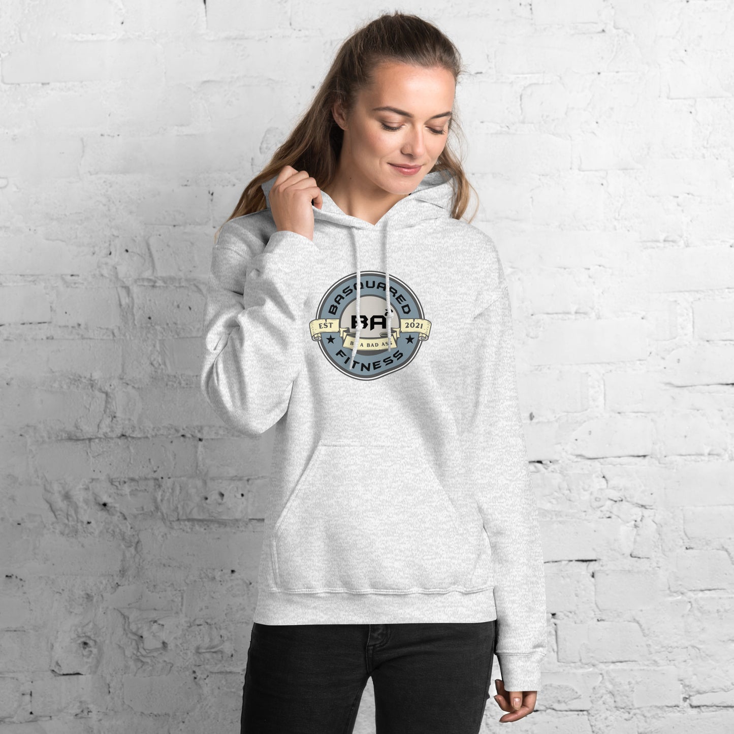 unisex heavy blend hoodie ash front - basquaredfitness