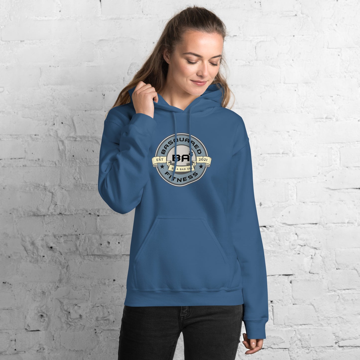 unisex heavy blend hoodie indigo blue front - basquaredfitness
