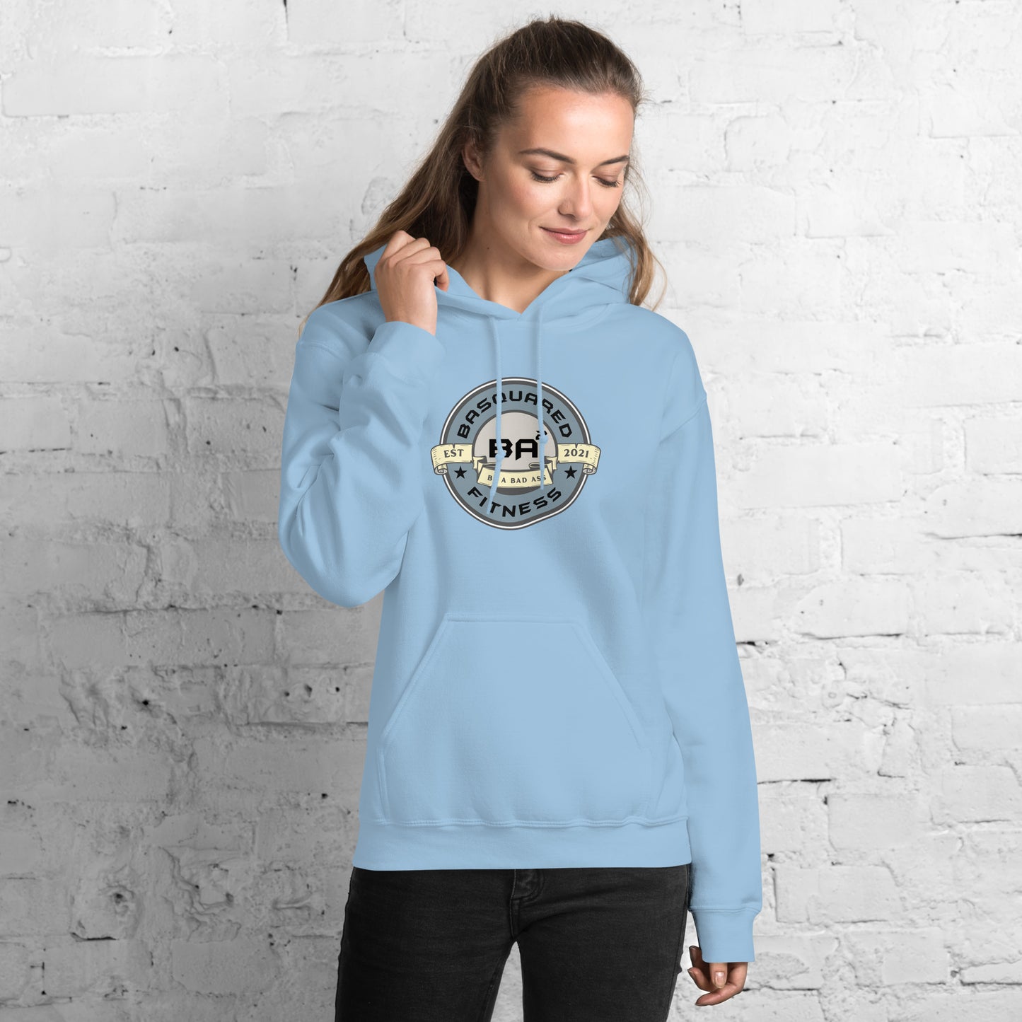 unisex heavy blend hoodie light blue front - basquaredfitness