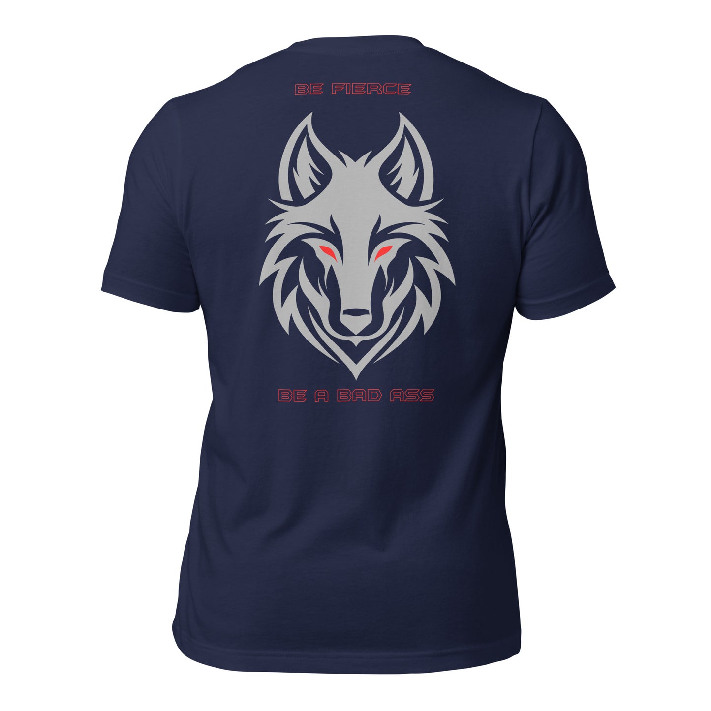 unisex t-shirt navy back - basquaredfitness