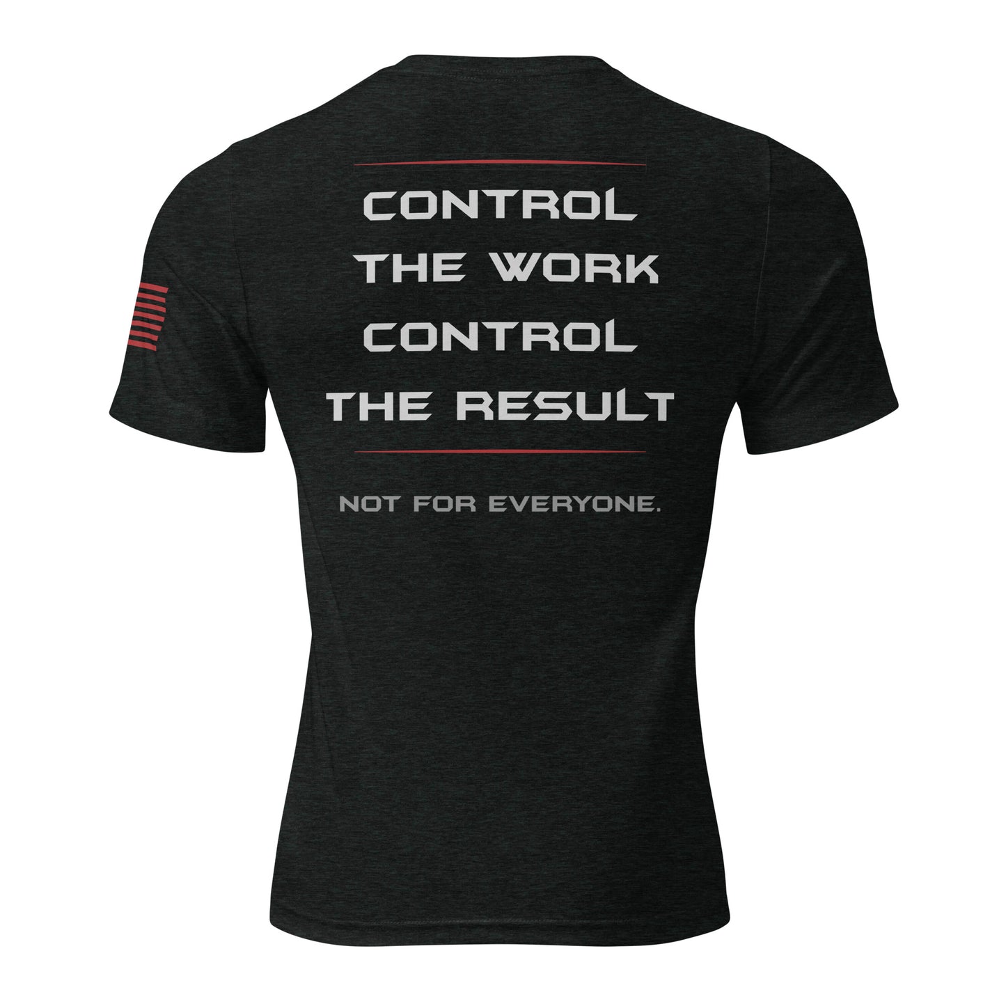 BA² Control The Work Tee Charcoal Black Back