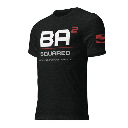BA² Control The Work Tee Charcoal Black Left