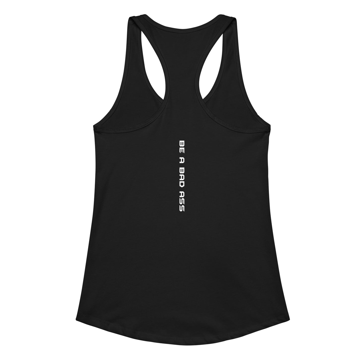 womens ideal racerback tank top black back - basquaredfitness
