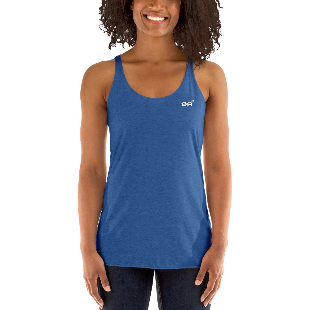 racerback tank top premium vintage royle front - basquaredfitness
