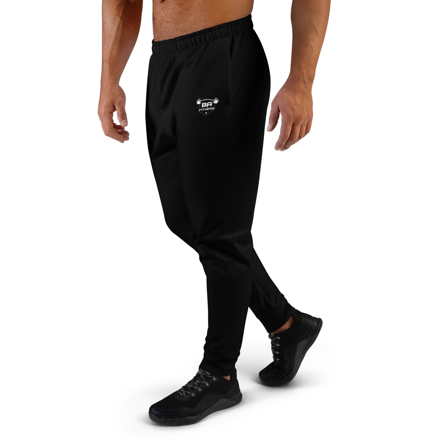 recycled mens joggers black - basquaredfitness