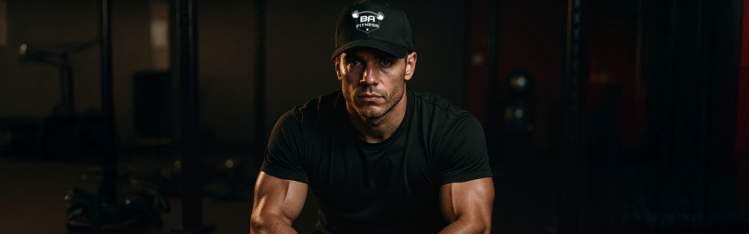 BA² performance hats and caps - breathable athletic headwear for running, gym, and outdoor training