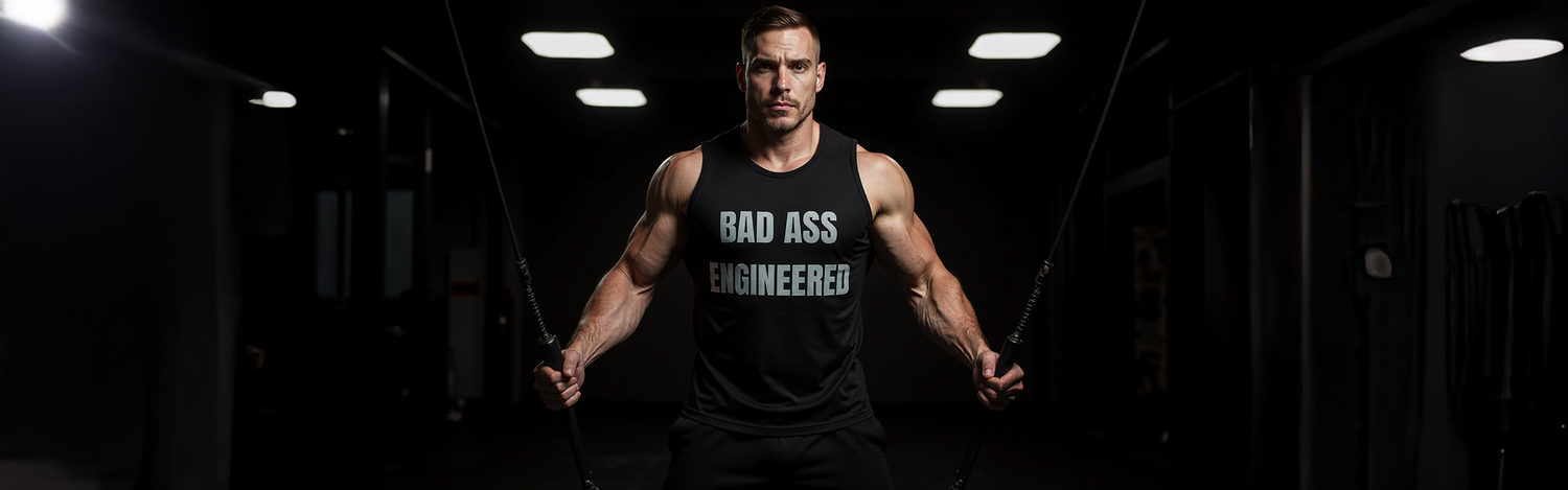 BA² performance t-shirts and tanks - lightweight training tops for CrossFit and gym