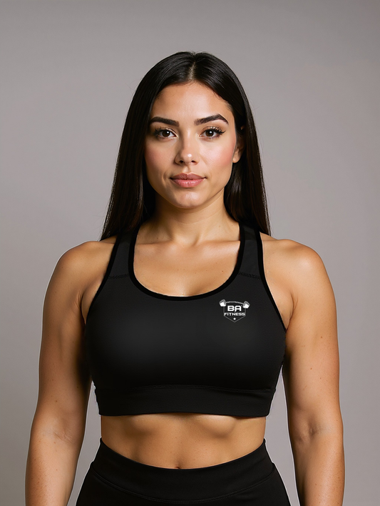 Power Squared - Core Bra Black Front
