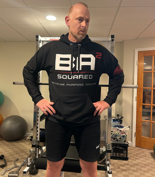 BA² Control The Work Hoodie Black Front