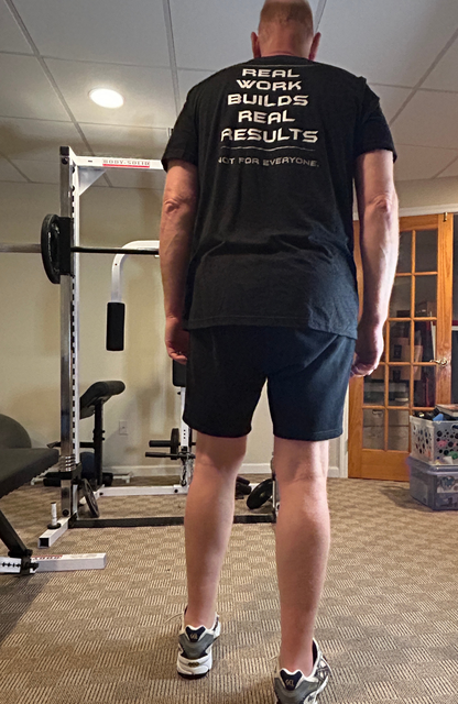 BA² Foundation Tee Charcoal Black Back