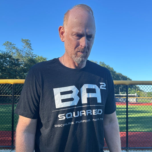 BA² Foundation Tee Charcoal Black Front