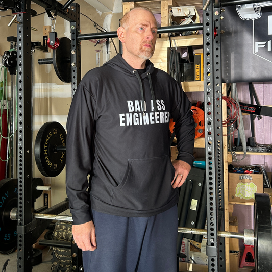 Power Squared Performance Hoodie Black Right