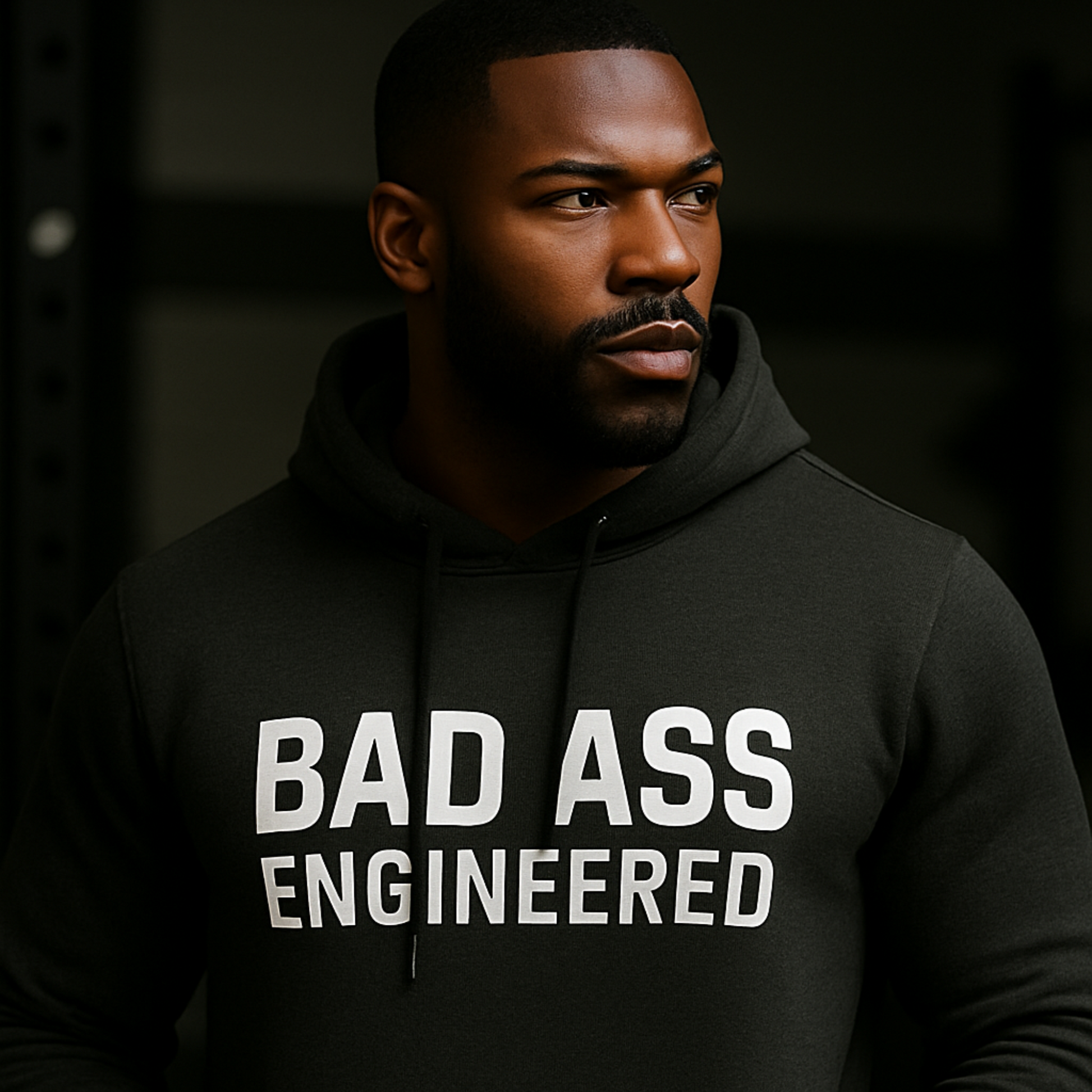 Premium Unisex Hoodie - Performance Comfort Black Front