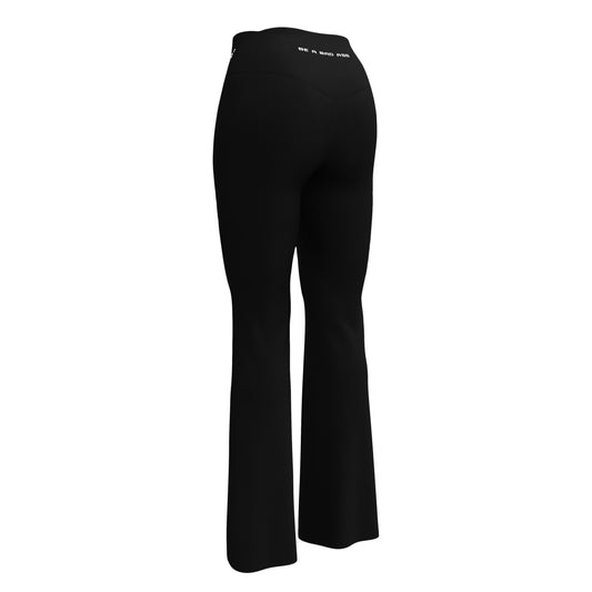 flare leggings black back - basquaredfitness.com