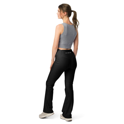 flare leggings black back - basquaredfitness
