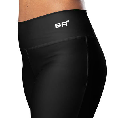 flare leggings black left front - basquaredfitness