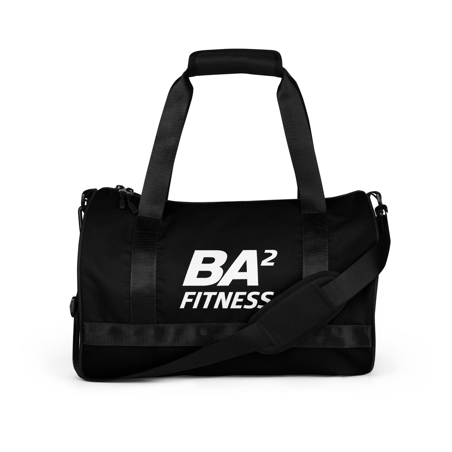 B A Squared Fitness Gym Bag Front