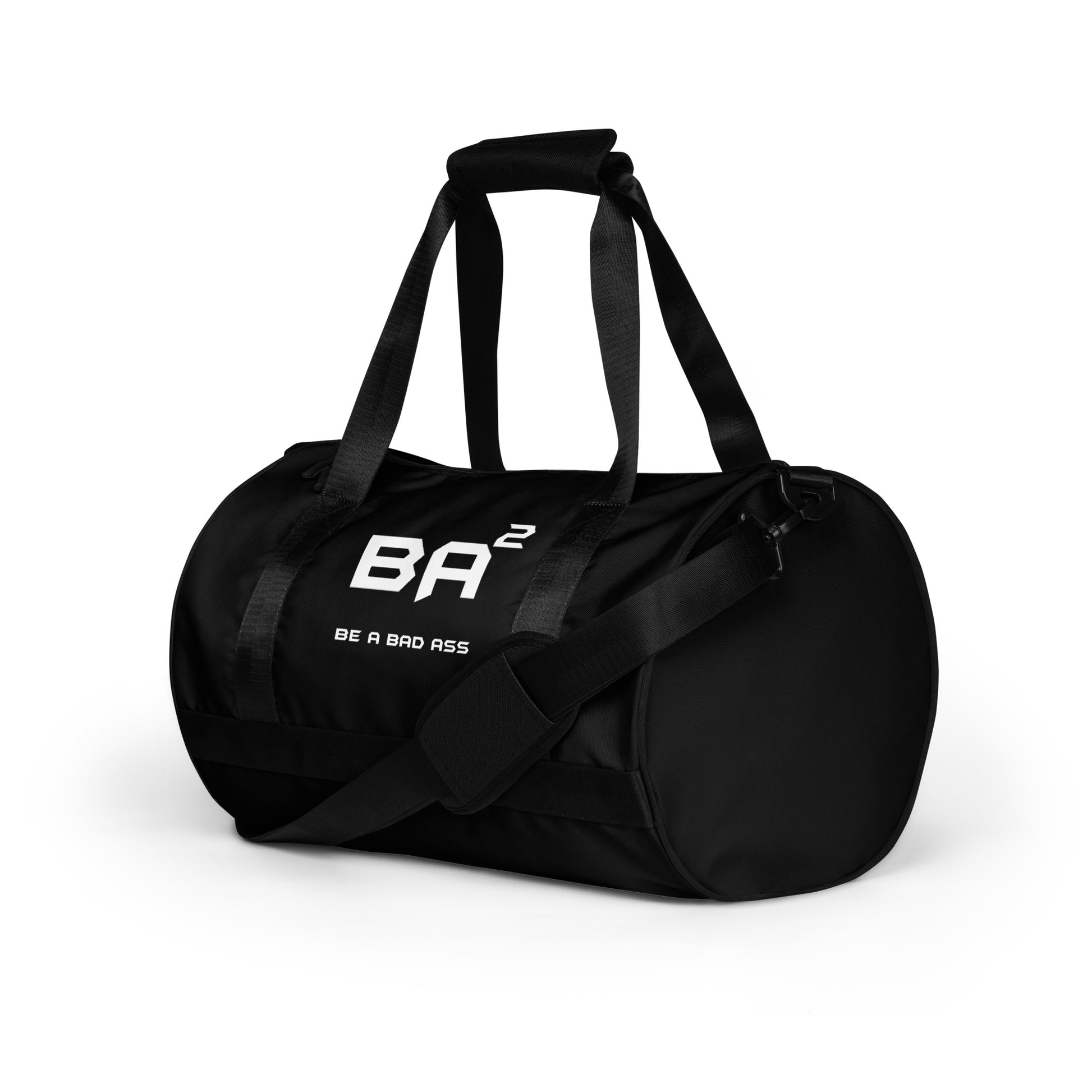 gym bag black left - basquaredfitness