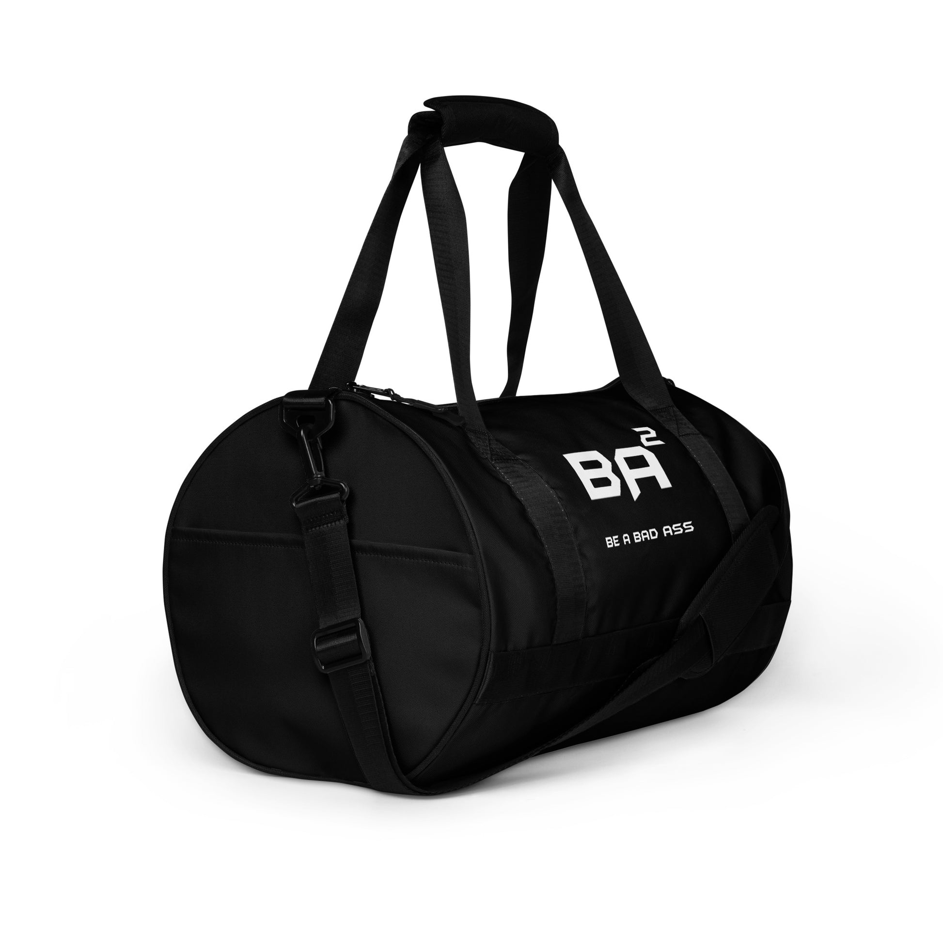gym bag black right - basquaredfitness