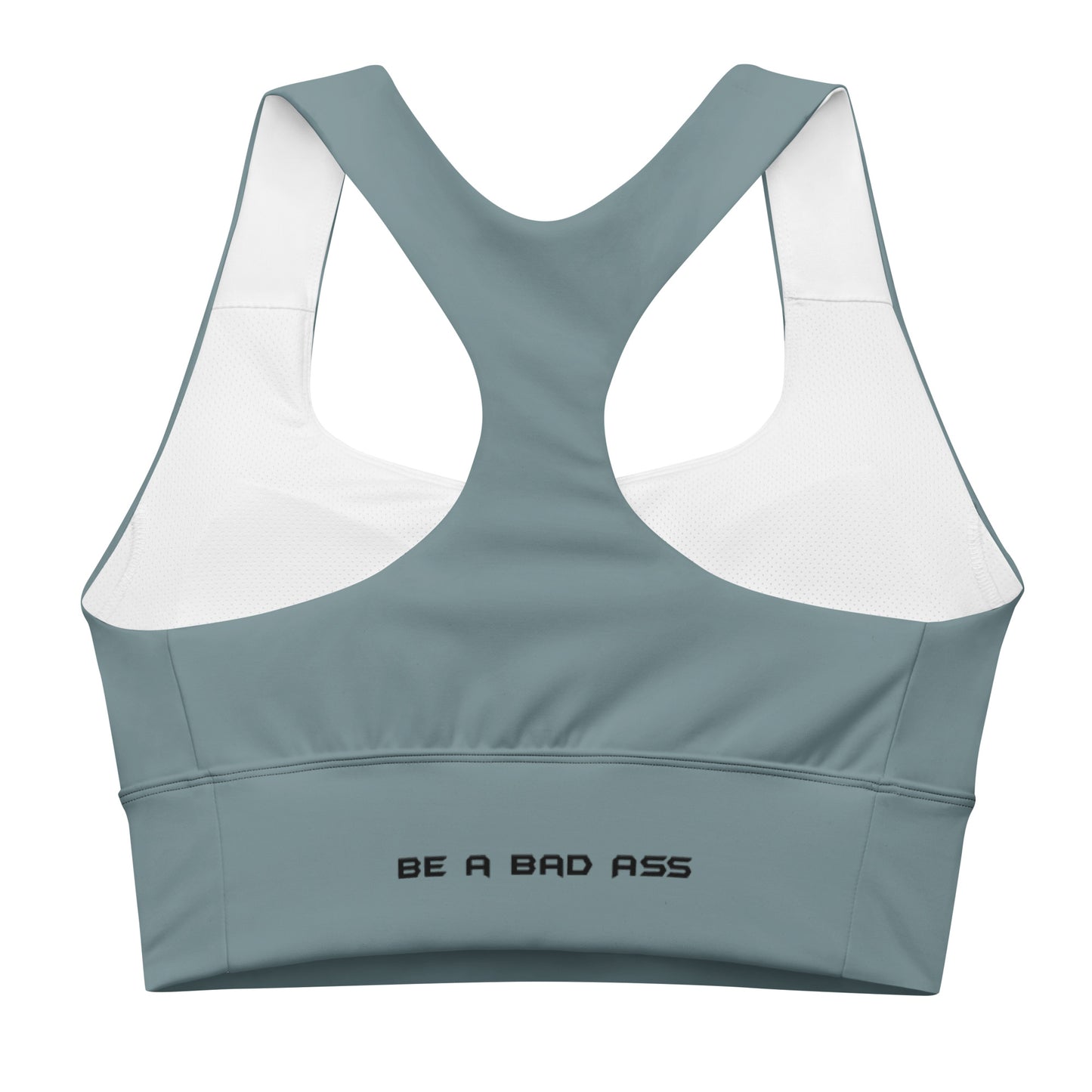 Longline Sports bra gothic back - basquaredfitness