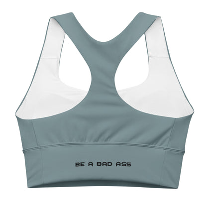 Longline Sports bra gothic back - basquaredfitness