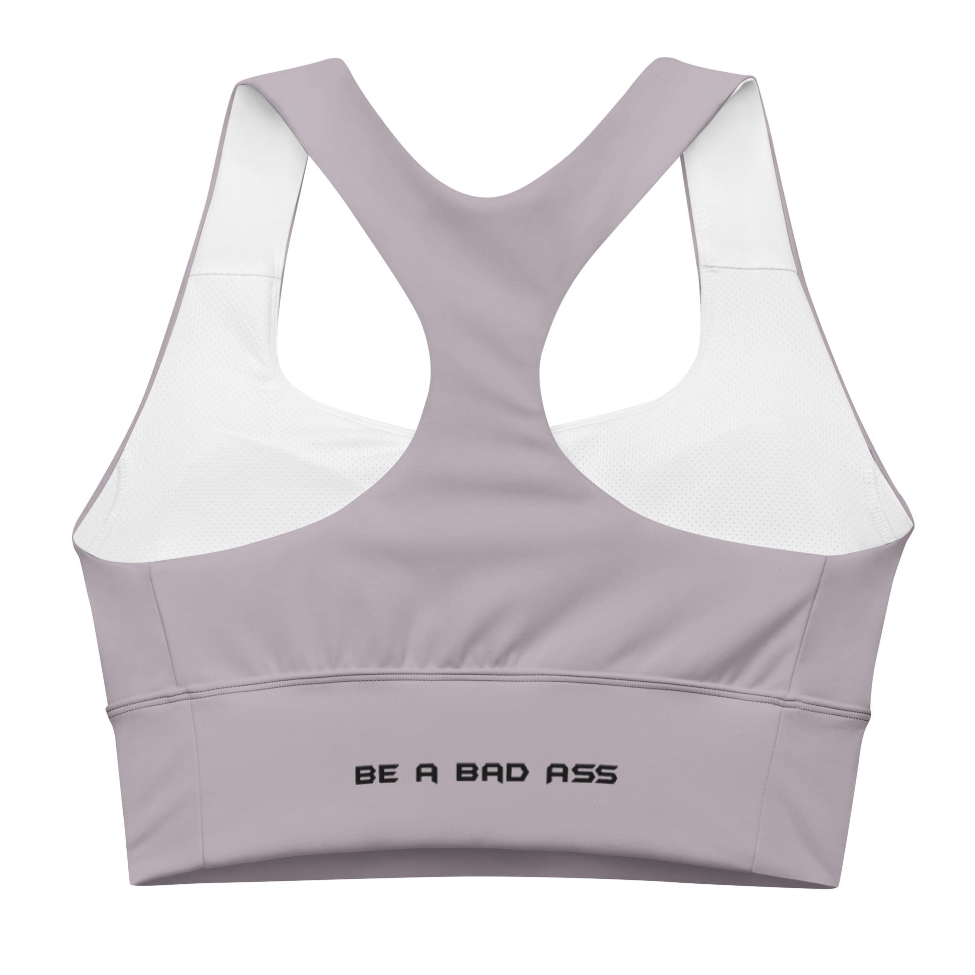 recycled longline sports bra lily back - basquaredfitness