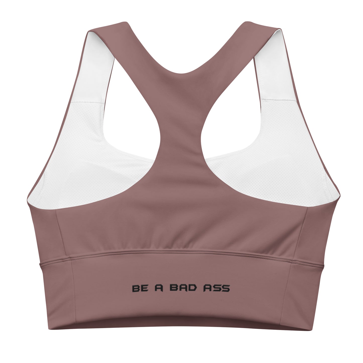 Longline Sports bra light wood back - basquaredfitness