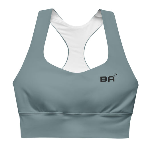 Longline Sports bra gothic front - basquaredfitness