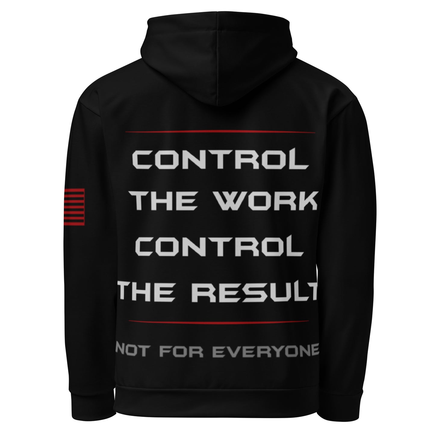BA² Control The Work Hoodie Black Back