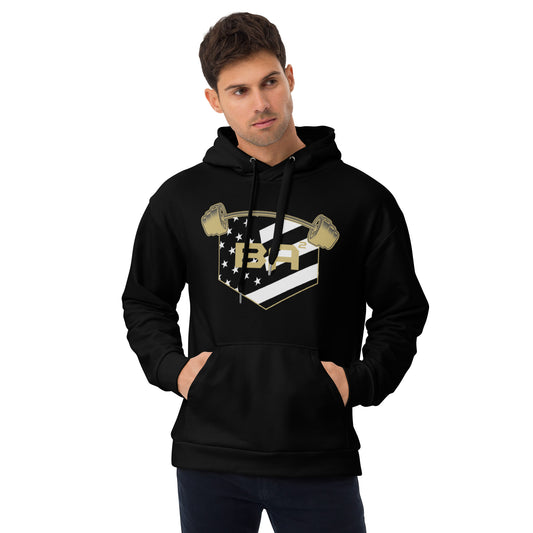 unisex hoodie black army - basqauredfitness