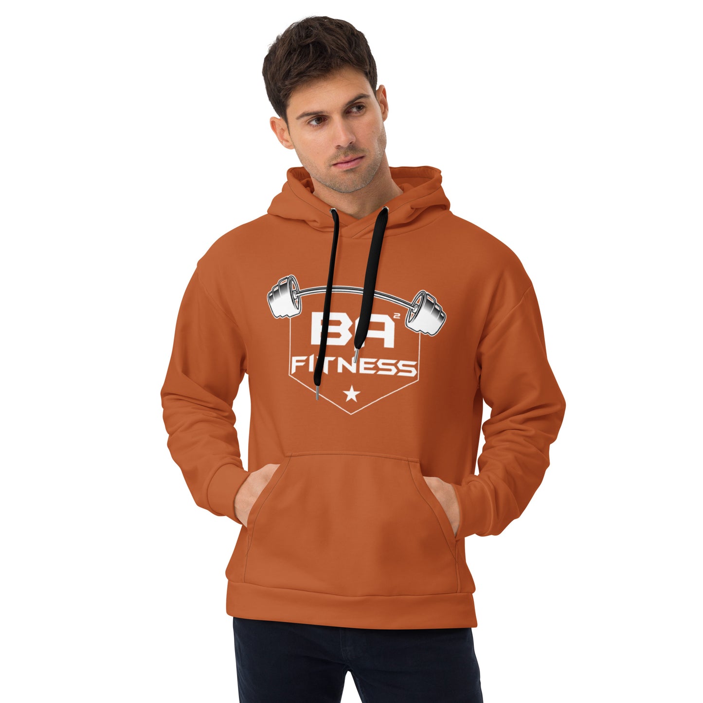 Unisex hoodie tenne white - basquaredfitness