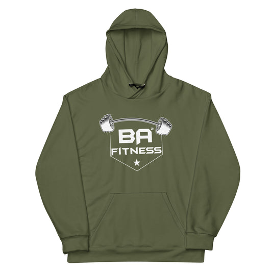 recycled unisex hoodie saratoga front - basquaredfitness