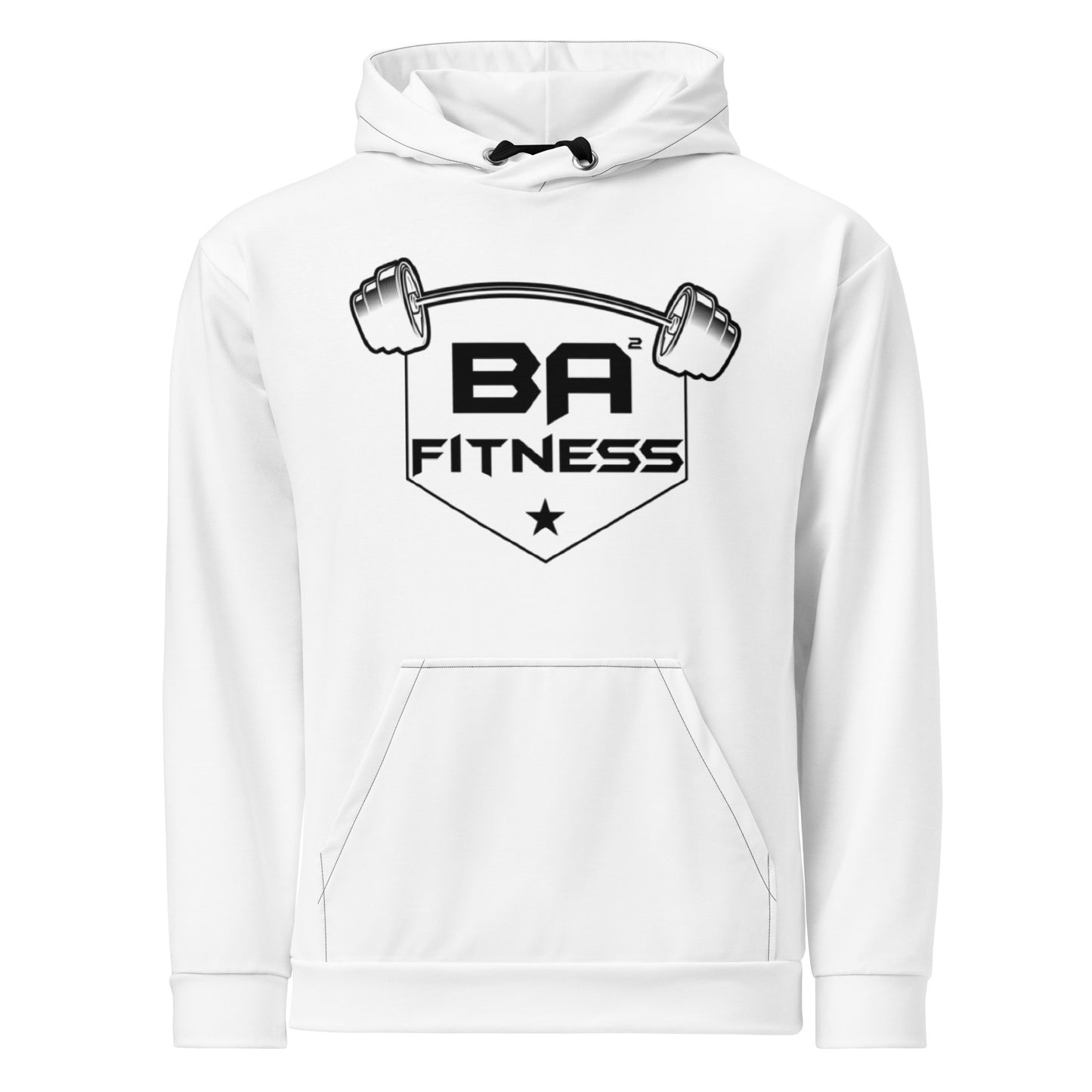 Power Squared Performance Hoodie White Front