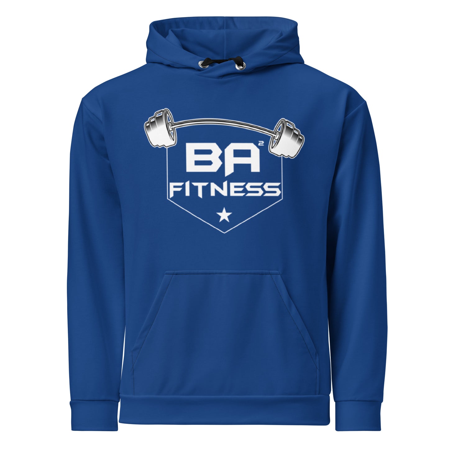 Power Squared Performance Hoodie Dark Cerulean Front