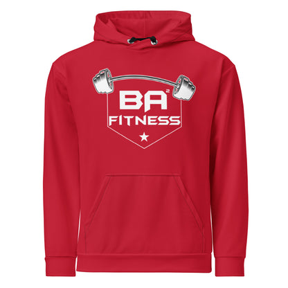 Power Squared Performance Hoodie Red Front