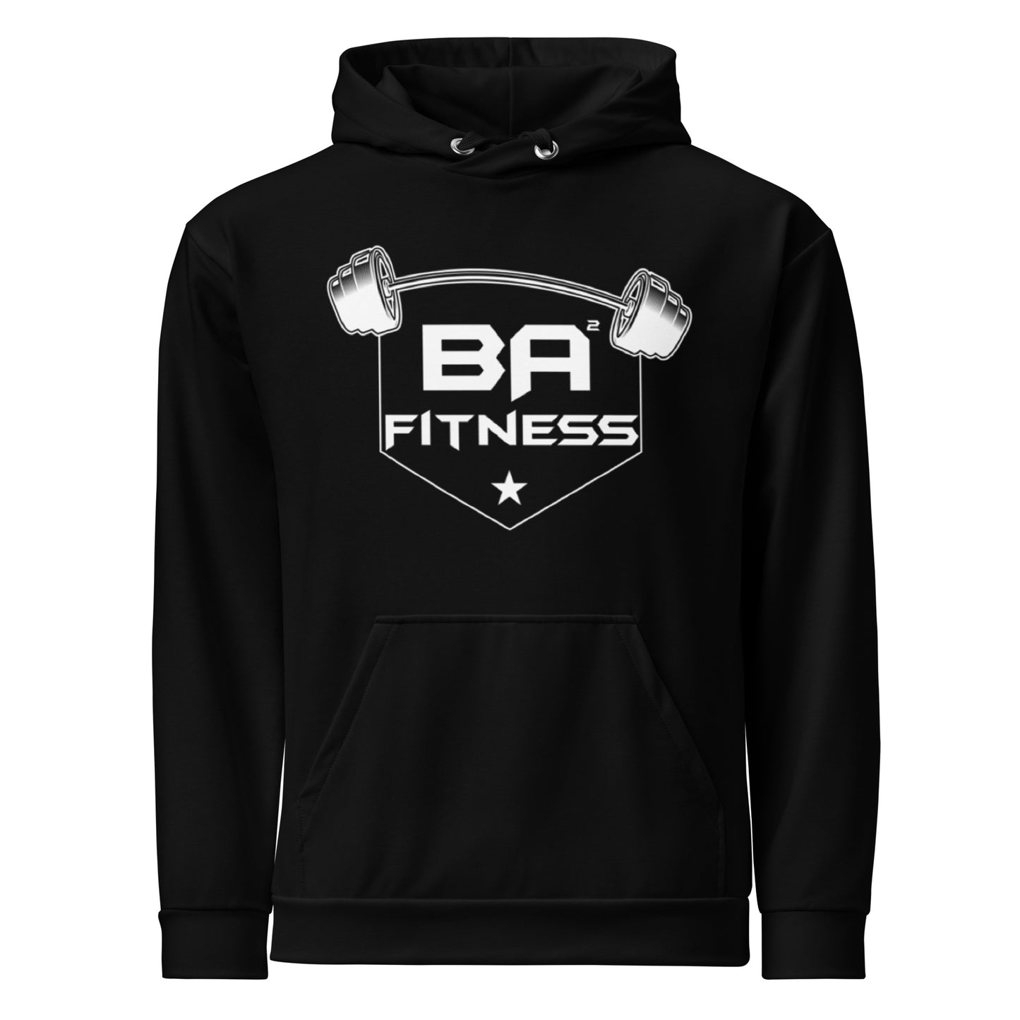 Power Squared Performance Hoodie Black Front