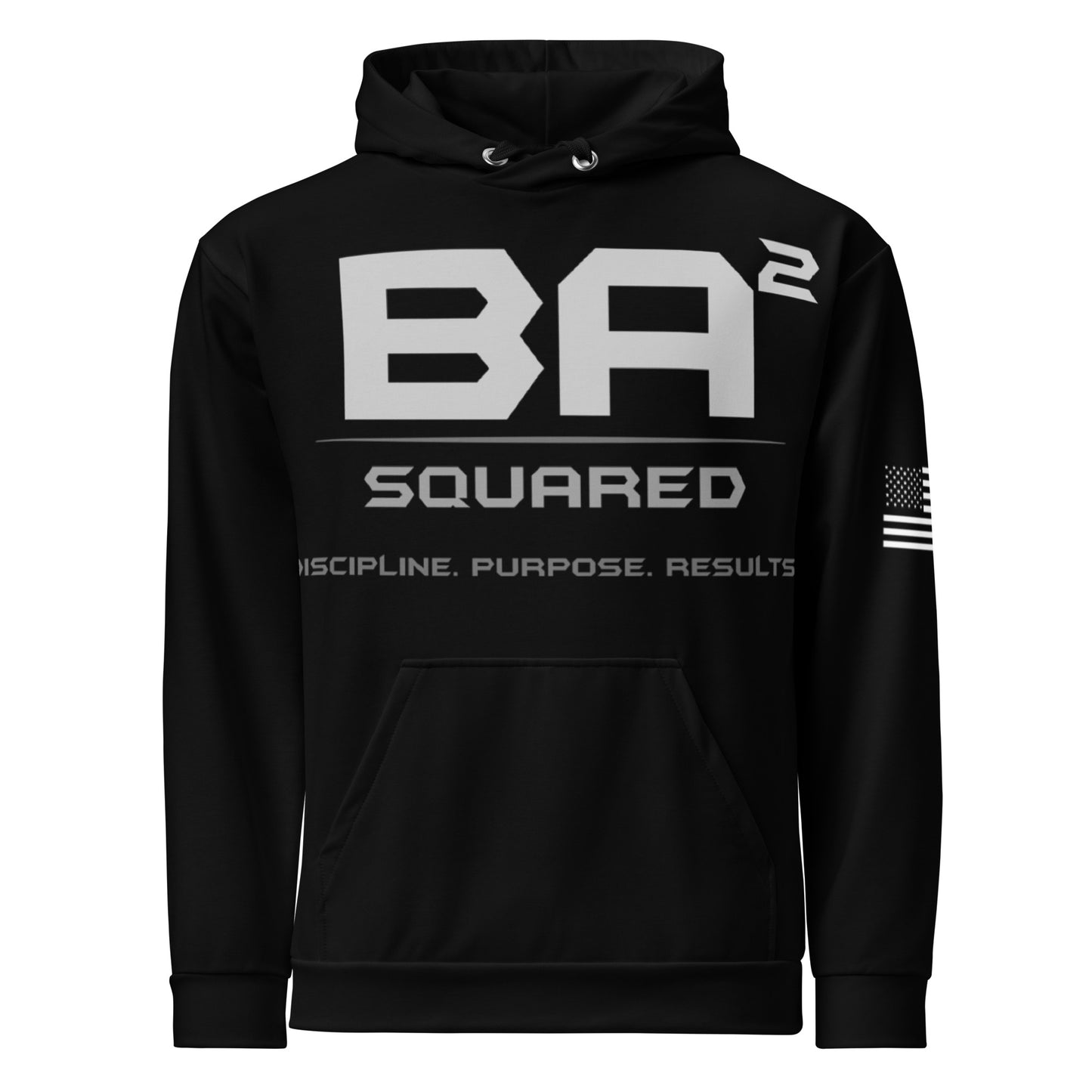 BA² Foundation Hoodie Black Front