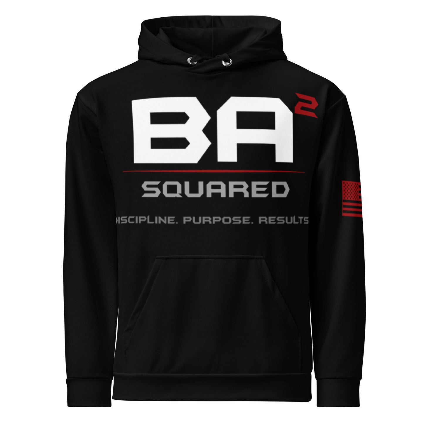 BA² Control The Work Hoodie Black Front